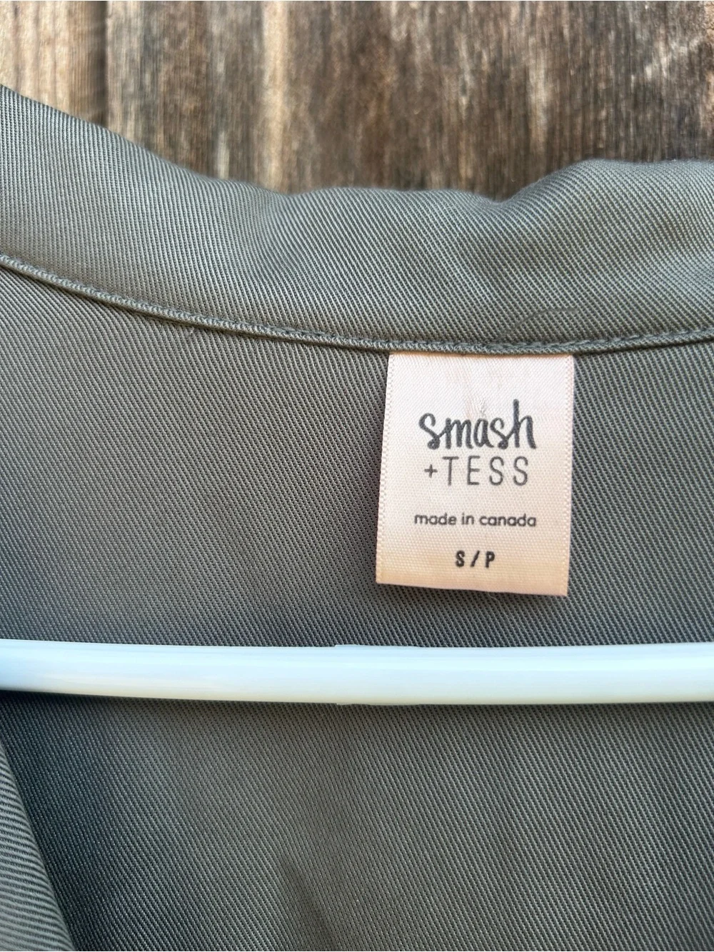 Smash + Tess Olive Green/Taupe Utility Jumpsuit - Picture 5 of 5